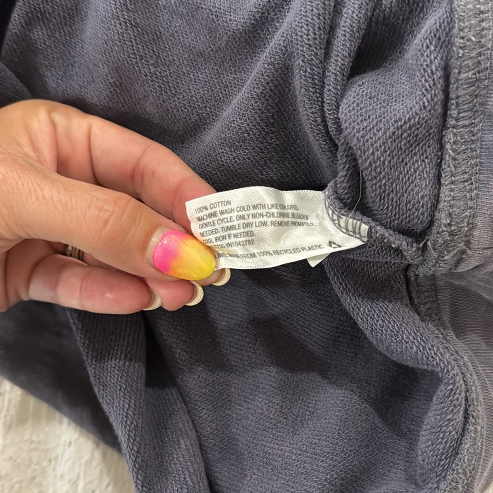 Universal Thread Slate Gray/Purple Pullover Sweat… - image 6